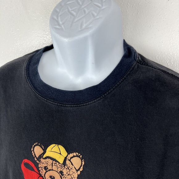 Teddy Fresh Shirt Men Extra Large Black Bear Need A Hug Graphic Short Sleeve Tee - Picture 9 of 13